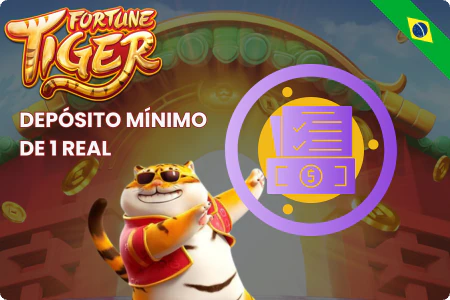 tigrinho deposito minimo 1 real